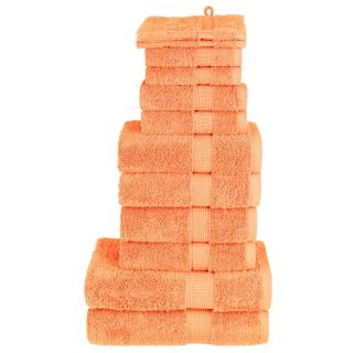 12-osaline rätikute komplekt SOLUND, oranž, 600 gsm
