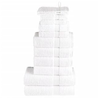 12-osaline rätikute komplekt SOLUND, valge, 600 gsm