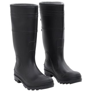 kummikud, must, suurus 43, PVC