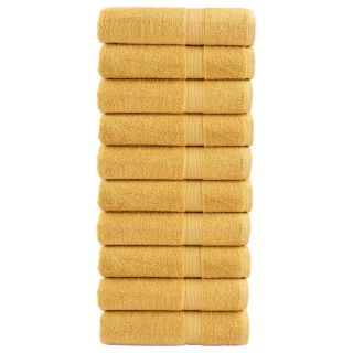 saunalina SOLUND 10 tk, kuldne, 70x140 cm, 600 gsm