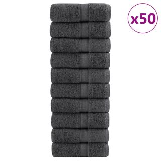 rätikud SOLUND 50 tk, antratsiithall, 30x50 cm, 600 gsm