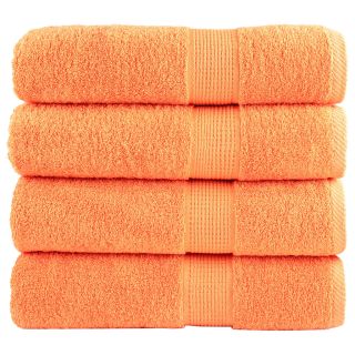 saunalina SOLUND 4 tk, oranž, 70x140 cm, 600 gsm