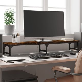 monitorialus, suitsutatud tamm, 105x23x15,5 cm, tehispuit