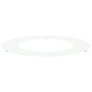 Valge Metallist Istutaja Valge Metall 80 cm diameeter