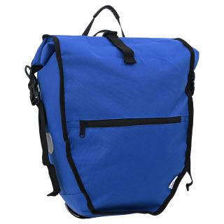 jalgrattakott pannier rack'ile 25 L sinine 32.5x17x57 cm