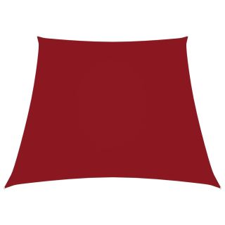 oxford-kangast päikesepuri trapets, 2/4x3 m m punane
