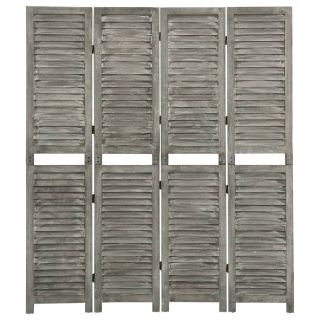 4 paneeliga sirm, hall, 143 x 166 cm, toekas puit