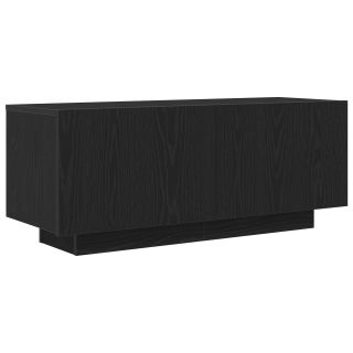 TV kapid mustast tammest 100x35x40 cm tehispuidust