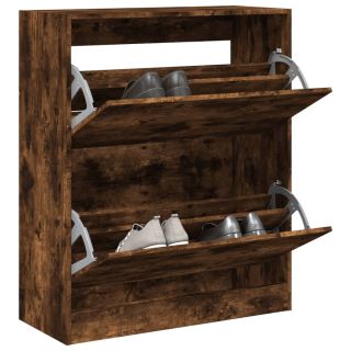jalatsikapp, suitsutatud tamm, 80 x 34 x 96,5 cm, tehispuit