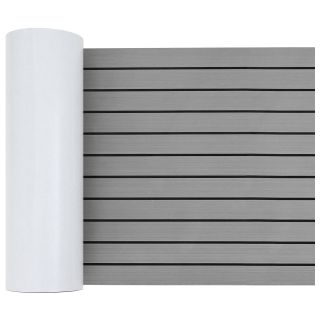 laeva põrandakattematerjal Isekinnitus Helehall ja Must 240x60 cm EVA vaht