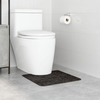 Vannitoa vaip U-kujulise tumedashall 50x50 cm Polüpropüleen Libisemisvastane