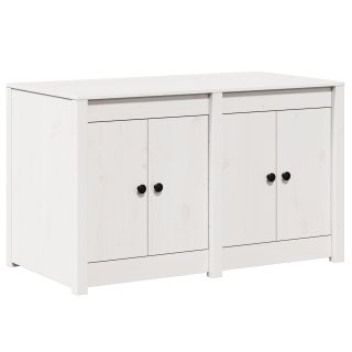 Väliköögi Kapp Valge 106x55x64 cm Soliidne Männipuit