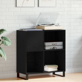 Must tiik Plaadiraam 84.5x38x90 cm Tehispuit