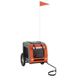 oranž koera jalutuskäru Oranž Polüester ja teras 124 x 53 x 53 cm