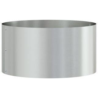 Hall Metallist Pott Galvaniseeritud Metall Väike