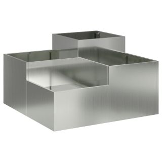 Aedade taimede kast 80x80x48 cm Galvaniseeritud teras