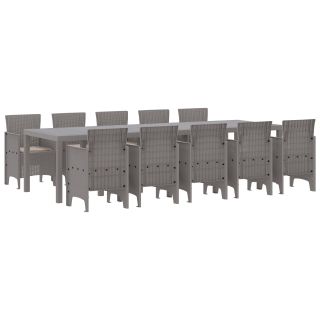 11-osaline aed söögikomplekt patjadega helehall polürotang,aialaud helehall 150x100x73 cm polürotang,aiatoole koos patjadega 2 tk helehall polürotang,aiatoole koos patjadega 4 tk helehall polürotang