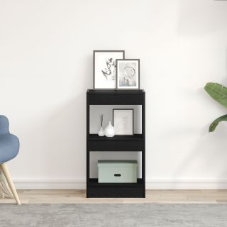 Книжный шкаф/Разделитель комнаты Черный дуб 40x30x71,5 см