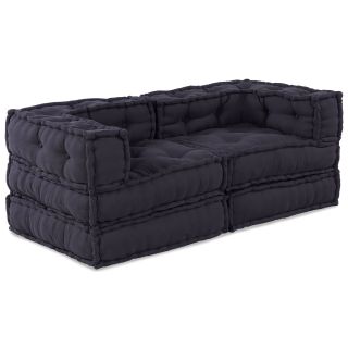 Modulaarne Pouf 2 tk Antratsiitkangas