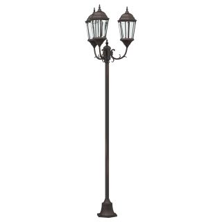 Aia Valgustus Post 3-Lambi E27 Pronks 220 cm Alumiinium