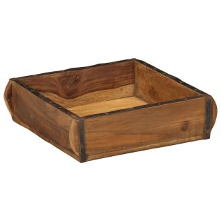 Tray 31x29x10 cm Tugev Puit Taaskasutatud