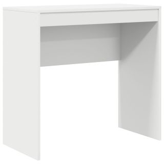 Kirjutuslaud Valge MDF 80 x 40 x 76 cm Lihtne Kirjutuslaud