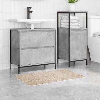 Vannitoa Vaip Ristküliku Kuju Kreemjas 50x80 cm Polüpropüleen Libisemiskindel