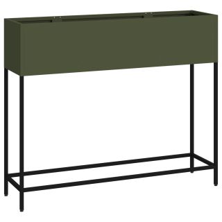 Tõstetud aiaplaneerija 100x26x82 cm Oliiviroheline Teras
