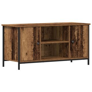 TV Kapp Vana Puit 100x40x50 cm Töödeldud Puit ja Teras