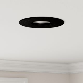 sisse paigaldatud spotlights 12 tk Ümmargune GU10 Must Ø91 mm