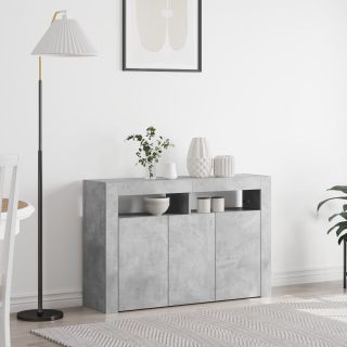 Kapp Betoonhall Töödeldud Puit 116 x 30 x 75 cm Ristkülikuline