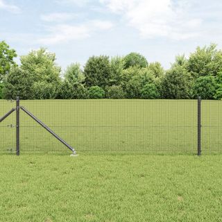 Keermestatud Traadi Aed 13 Naela Postiga Hall 0.6x25 m Teras