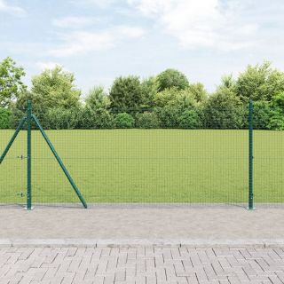Keermestatud Traafi Aed 13 Flanged Postiga Roheline 0.8x50 m Teras