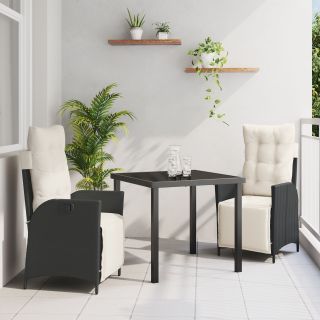5 osaline aia söögikomplekt hall polü rattan