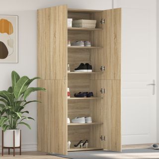 Jalatsikapp Sonoma tamme 80x35,5x180 cm Tehispuit
