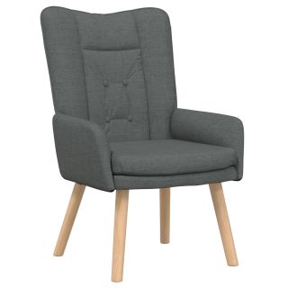 Lõõgastustool Tumehall Kangas
