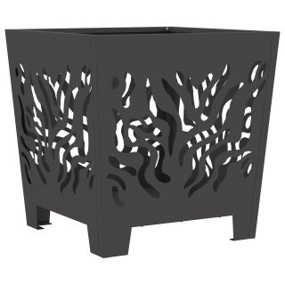 Tuleplats Ruutmust 40x40x40 cm Teras