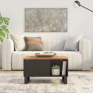 журнальный столик, 60 x 50 x 35 см, переработанная древесина