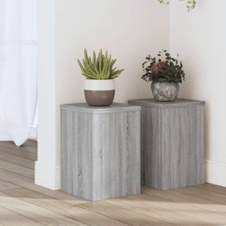 taimealused 2 tk, hall Sonoma, 20x20x30 cm, tehispuit
