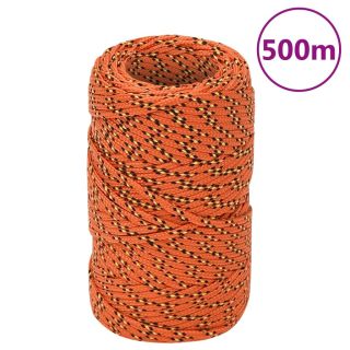 лодочный канат, оранжевый, 2 мм, 500 м, полипропилен