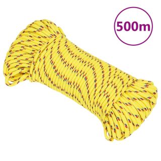 лодочный канат, желтый, 5 мм, 500 м, полипропилен