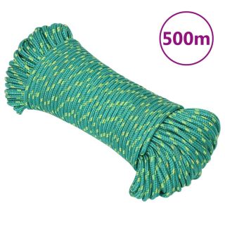 лодочный канат, зеленый, 5 мм, 500 мм, полипропилен
