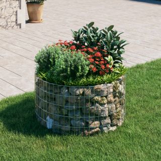 ringikujuline gabioonpost, tsingitud teras, Ø100 x 50 cm