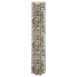 ringikujuline gabioonpost, tsingitud teras, Ø30 x 150 cm