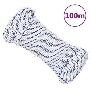 paadiköis, valge, 4 mm, 100 m, polüpropüleen