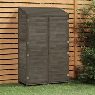 садовый сарай, антрацитово-серый 102x52x174,5 см, ель