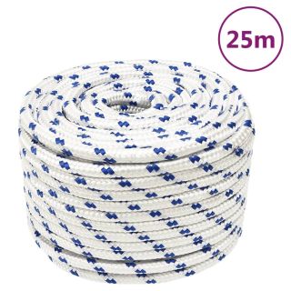paadiköis, valge, 14 mm, 25 m, polüpropüleen