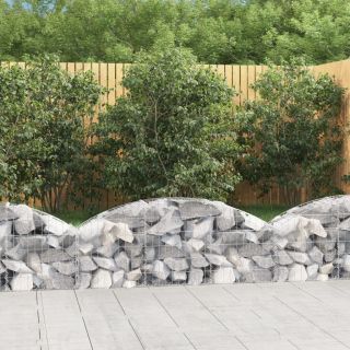 kaarekujuline gabioonkorv, 150x30x40/60 cm, tsingitud raud