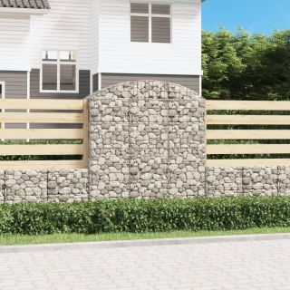 kaarekujuline gabioonkorv, 150x50x160/180 cm, tsingitud raud