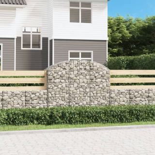 kaarekujuline gabioonkorv, 150x50x120/140 cm, tsingitud raud